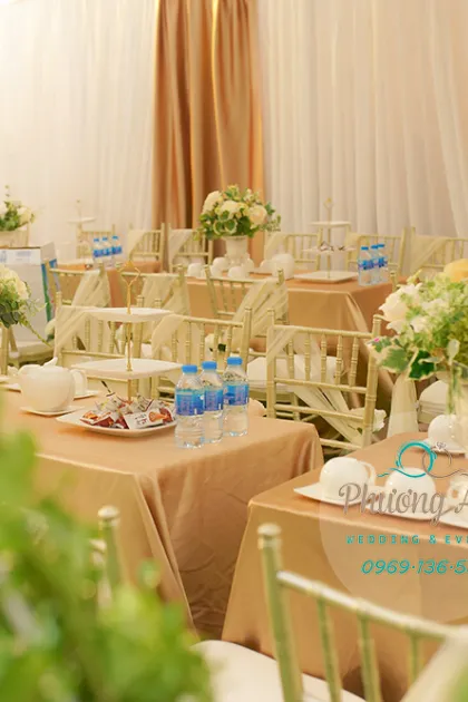 Trang trí Lễ Ăn Hỏi ngàn hoa Bích Thủy, Vũ Lộc 10.10.2018 