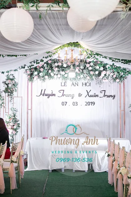 Lễ ăn hỏi trọn gói cô dâu Huyền Trang, chú rể Xuân Tùng 3/2019