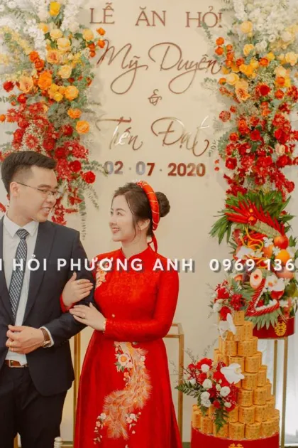 Trang trí tư gia tại lễ vu qquy của cặp đôi Mỹ Duyên - Tiến Đạt