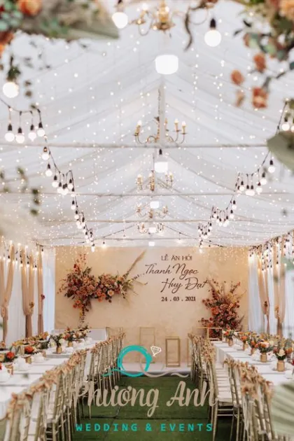 Trang trí lễ ăn hỏi Thanh Ngọc và Huy Đạt