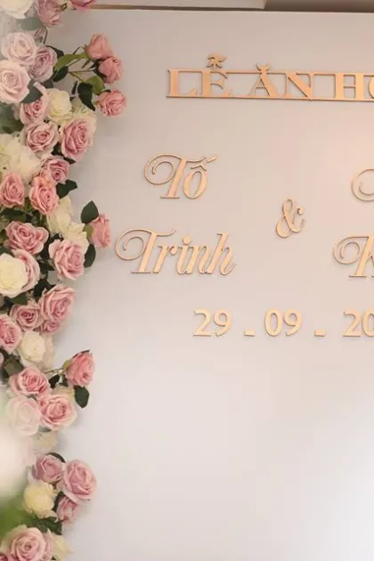 Lễ ăn hỏi cô dâu Tố Trinh, chú rể An Khánh