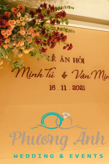 Say đắm mẫu trang trí tiệc cưới dành cho cô dâu Minh Tú