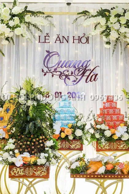 Mẫu tráp cưới hỏi đẳng cấp chỉ có tại Phương Anh Wedding