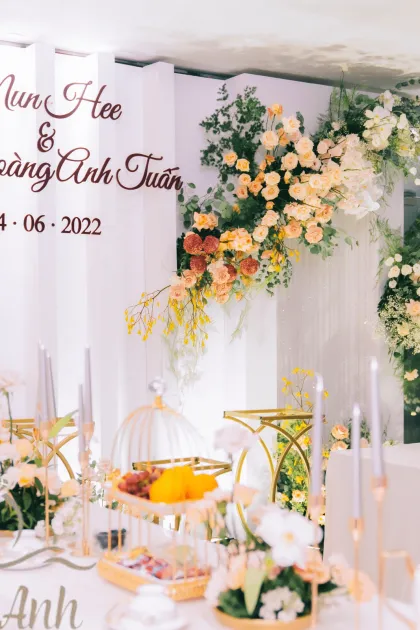 Trang trí Lễ ăn hỏi tại tư gia trọn gói đẳng cấp vạn người mê