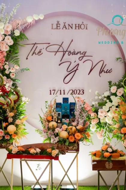 Mãn nhãn trước bộ tráp ăn hỏi 9 lễ cặp đôi Thế Hoàng - Ý Như