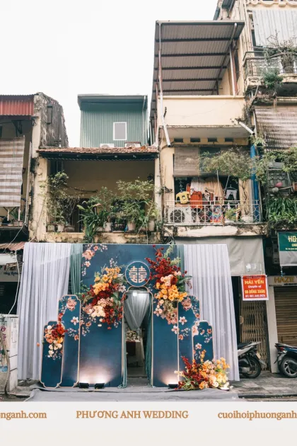 Trang trí lễ ăn hỏi cặp đôi Anh Quân và Phương Thu