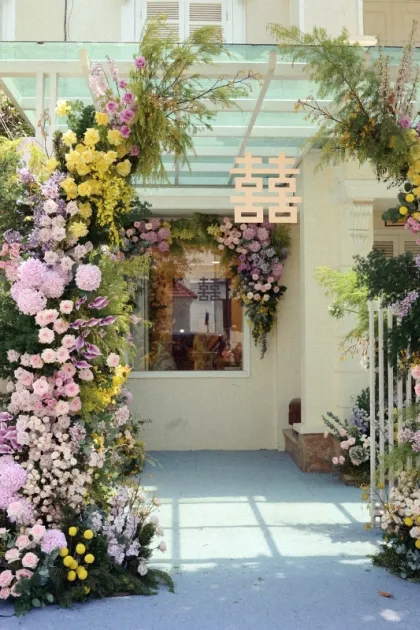 Trang trí lễ vu quy Bảo Linh và Minh Hiếu