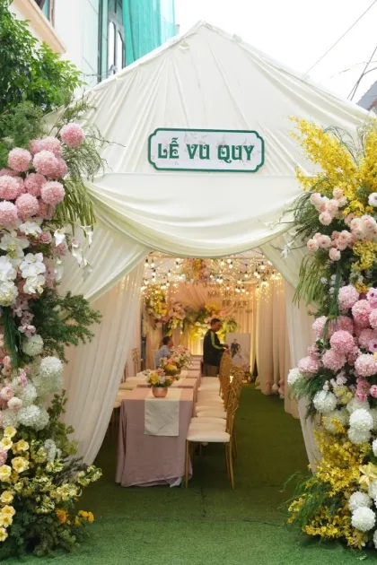 Trang trí lễ vu quy Mai Anh và Thế Hợp