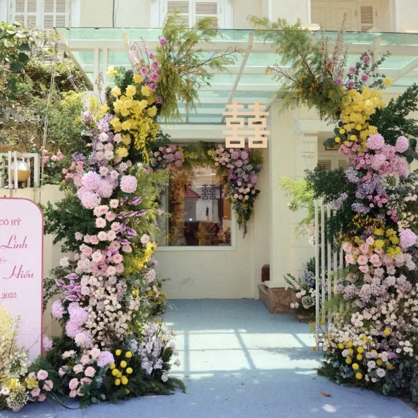 Trang trí lễ vu quy Bảo Linh và Minh Hiếu